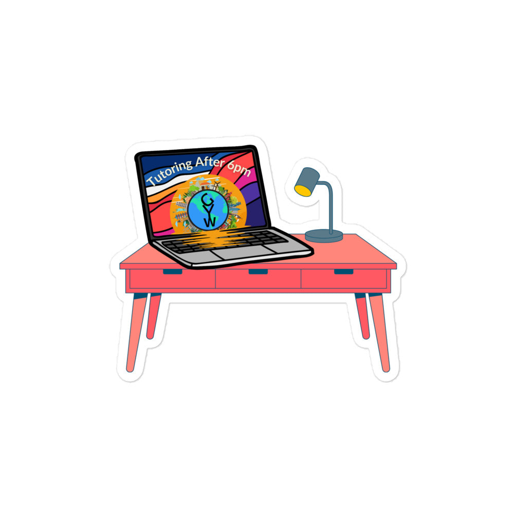 Tutoring After 6 PM - Sticker