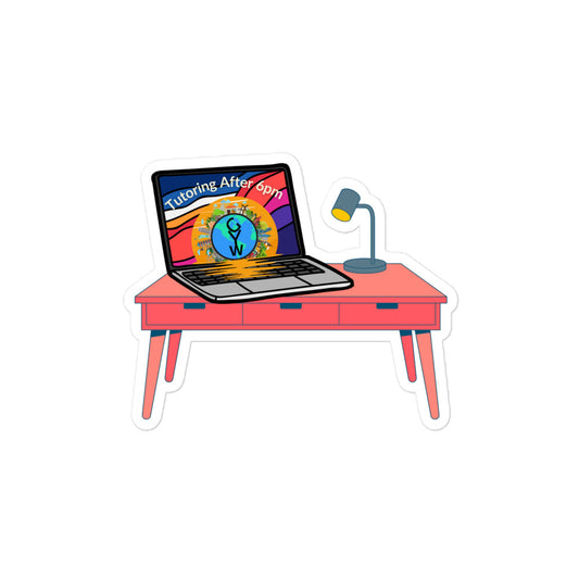 Tutoring After 6 PM - Sticker